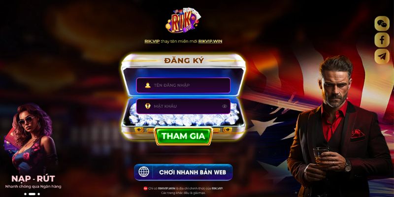 Giới thiệu về cổng game đổi thưởng Rikvip