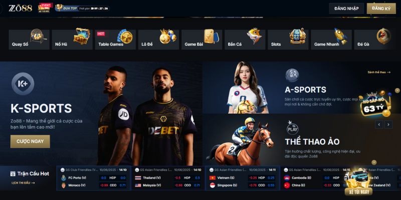 Ưu điểm hấp dẫn của nhà cái uy tín Zo88